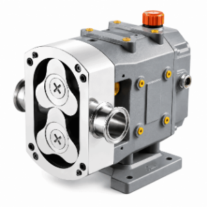 Three-lobe rotor pump